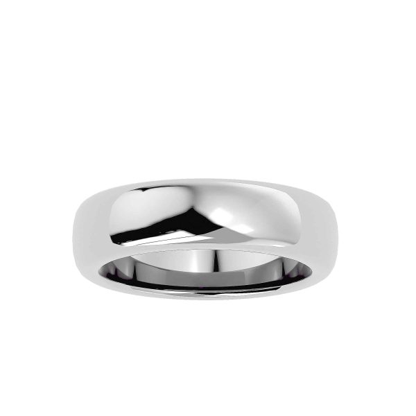 Classic Low Dome Men's Wedding Ring