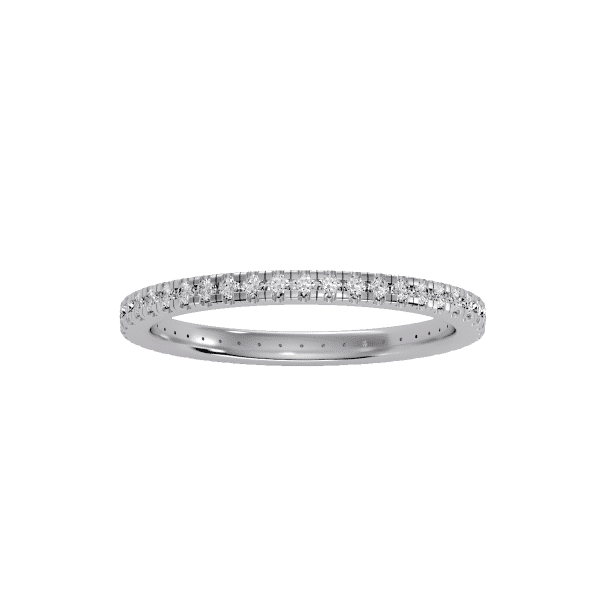 MicroPave-Set Petite Women's Eternity Wedding Ring