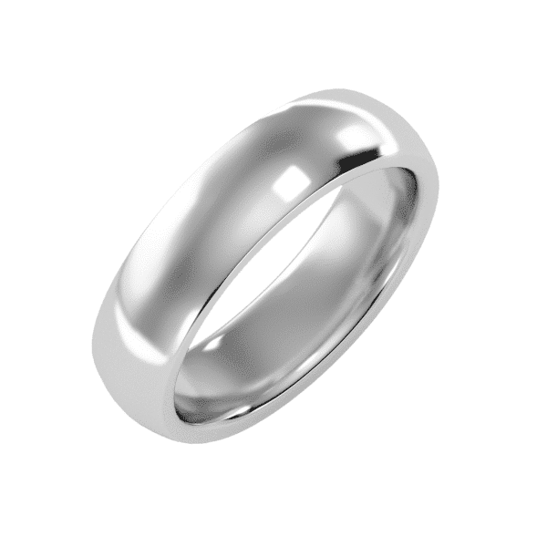 Men's Low Dome Classic Wedding Band