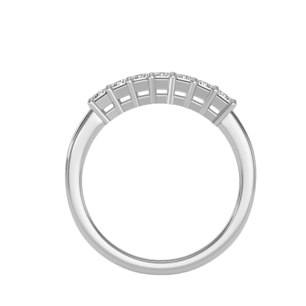 Princess Cut Shared-Claw Women's Diamond Wedding Ring 0.50TCW